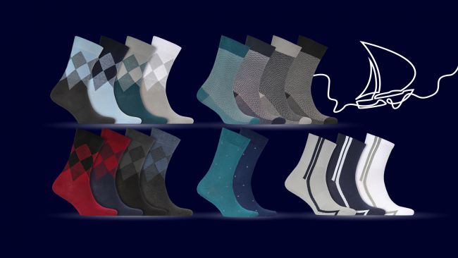 В феврале торговая марка «АКОС» представила новую коллекцию мужских носков