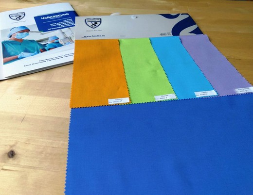 «Чайковский текстиль» внедрил в производство новые цвета тканей для медицины